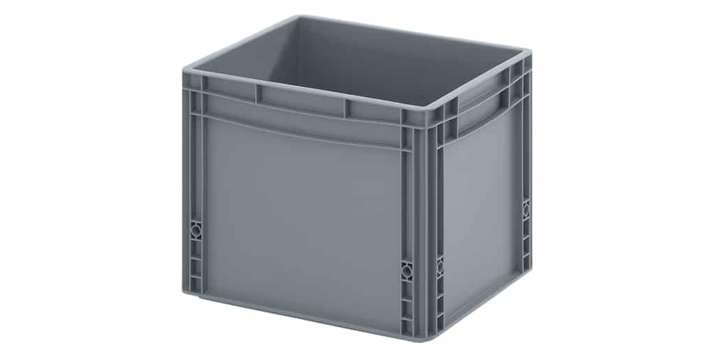 Kunststof eurobox gesloten 40x30x32cm, nieuw product afbeelding