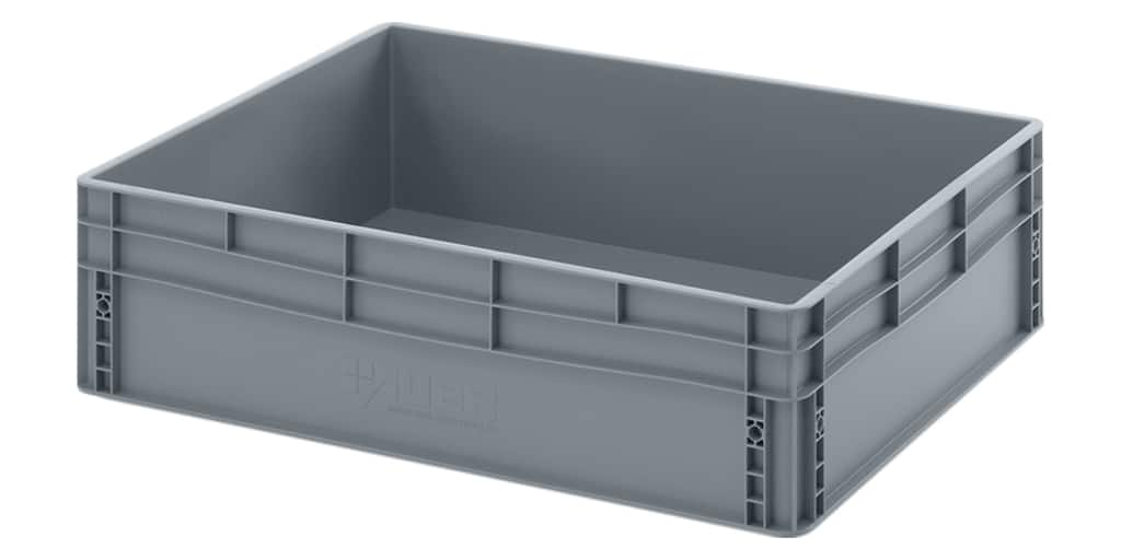 Kunststof eurobox gesloten 80x60x22cm, nieuw product afbeelding